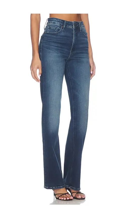 GOOD AMERICAN Soft Tech Good True Straight Jeans | Thumbnail 2 GOOD AMERICAN Soft Tech Good True Straight Jeans | Thumbnail 2