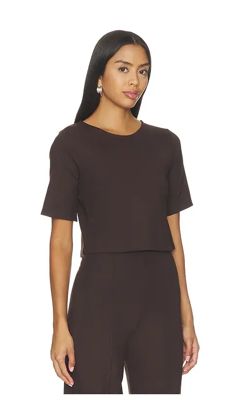 Ripley Rader Ponte Knit Short Sleeve Top | Thumbnail 2