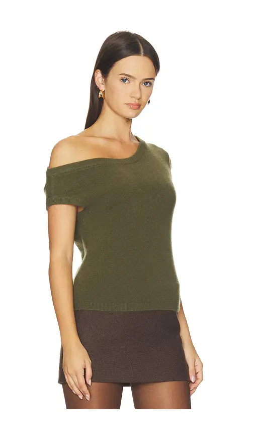 White + Warren Cashmere Off Shoulder Top | Thumbnail 2 White + Warren Cashmere Off Shoulder Top | Thumbnail 2