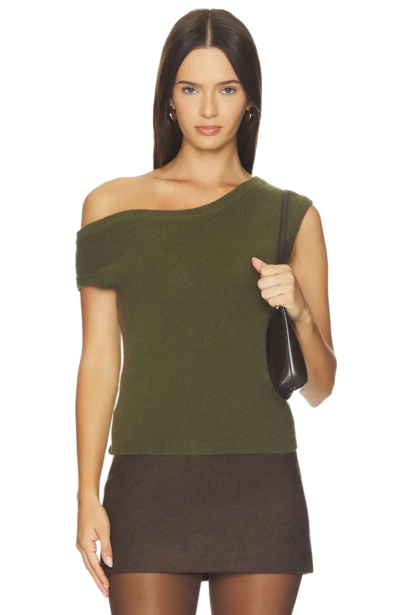 Cashmere Off Shoulder Top Cashmere Off Shoulder Top