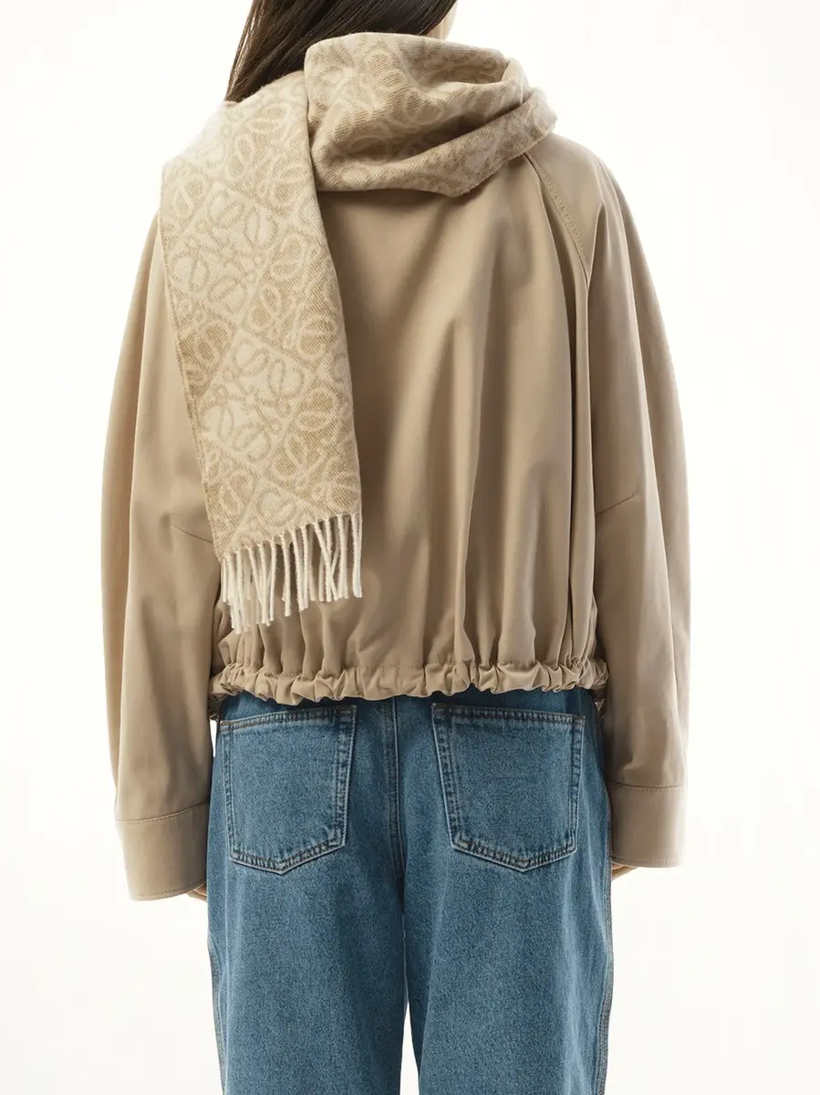 Loewe Anagram Wool Cashmere Scarf | Thumbnail 6 Loewe Anagram Wool Cashmere Scarf | Thumbnail 6