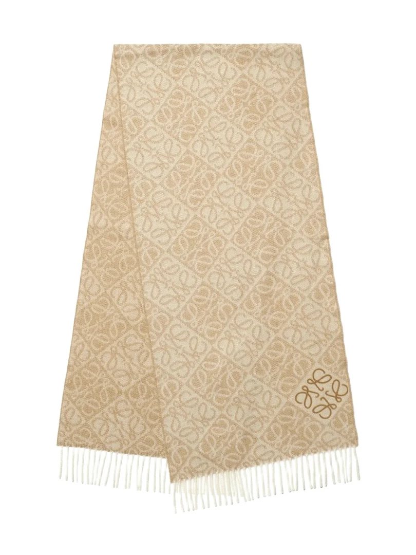 Anagram Wool Cashmere Scarf
