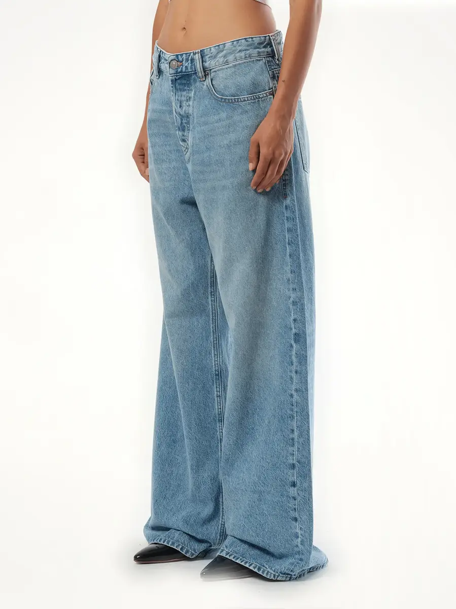 Diesel 1996 D-sire Jeans in Washed Blue | Thumbnail 3