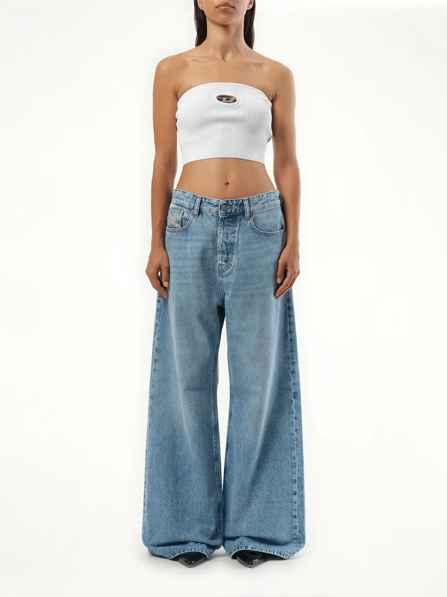 Diesel 1996 D-sire Jeans in Washed Blue | Thumbnail 4