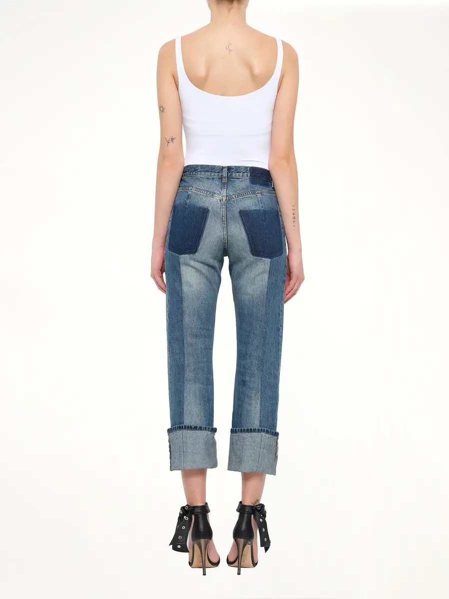 Alexander McQueen Alexander Mcqueen Pants in Blue | Thumbnail 4 Alexander McQueen Alexander Mcqueen Pants in Blue | Thumbnail 4
