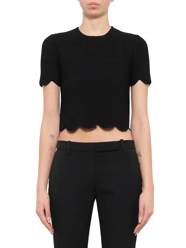 Alexander McQueen Alexander Mcqueen Embellished Rose Top
