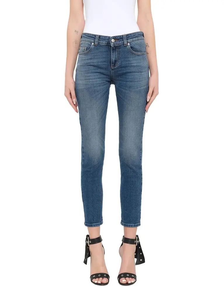 Alexander McQueen Alexander Mcqueen Embroidered Denim Jeans