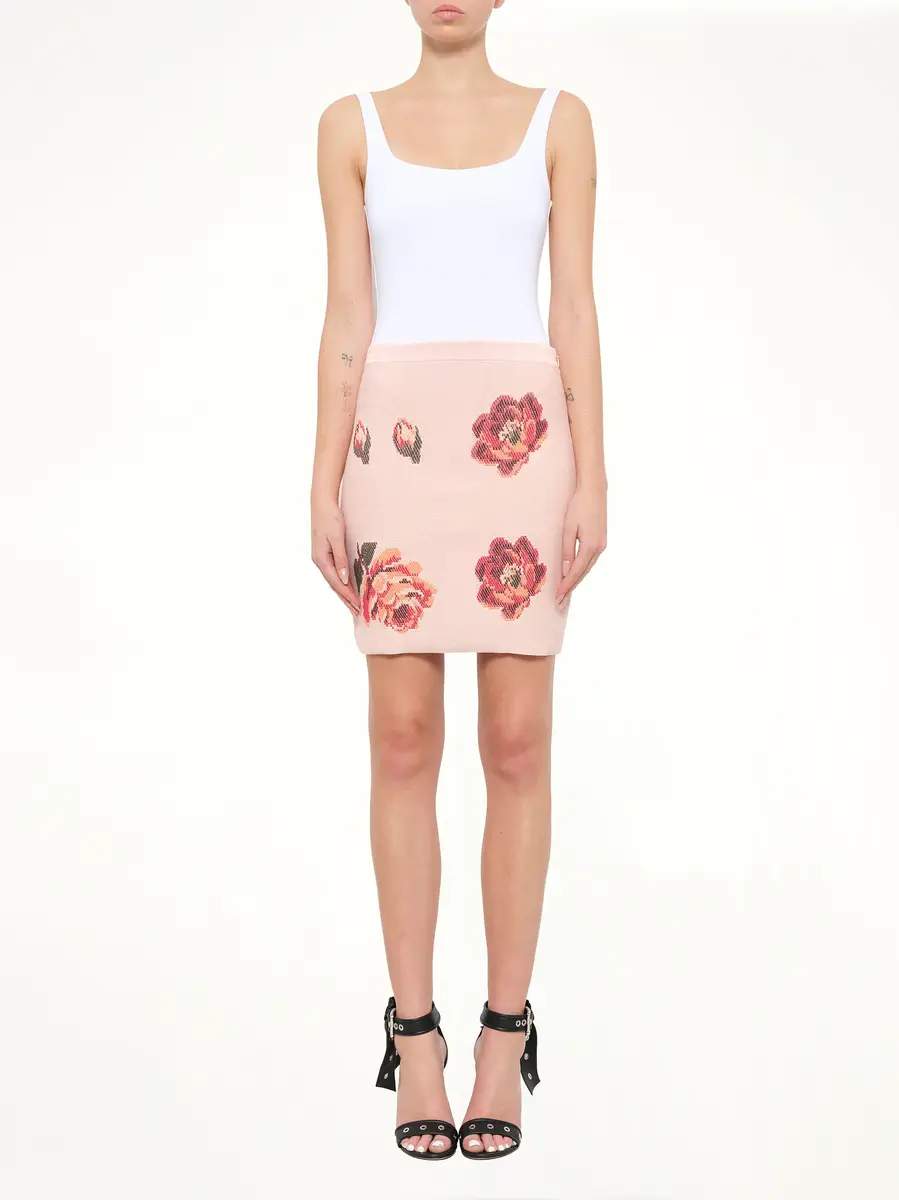 Alexander McQueen Alexander Mcqueen Tapestry Jacquard Mini Skirt | Thumbnail 2 Alexander McQueen Alexander Mcqueen Tapestry Jacquard Mini Skirt | Thumbnail 2
