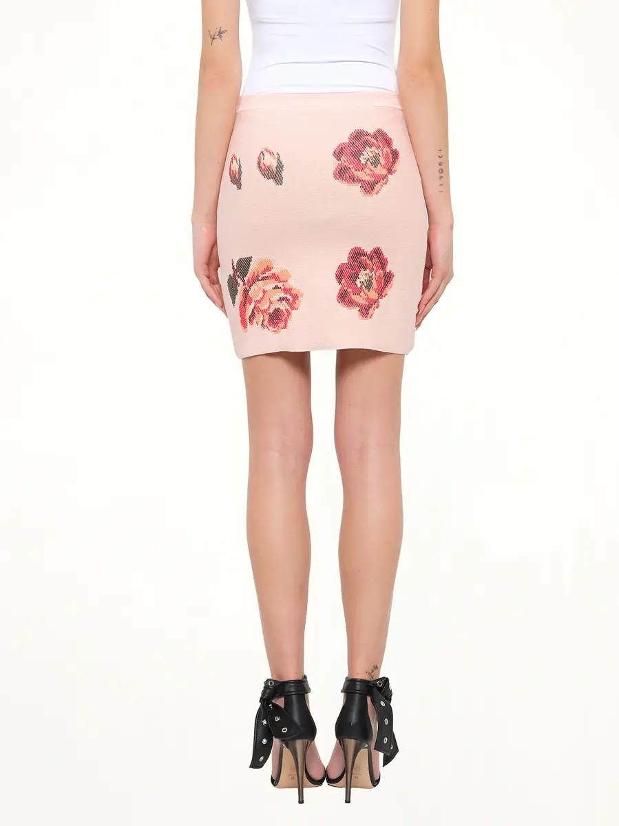 Alexander McQueen Alexander Mcqueen Tapestry Jacquard Mini Skirt | Thumbnail 3 Alexander McQueen Alexander Mcqueen Tapestry Jacquard Mini Skirt | Thumbnail 3