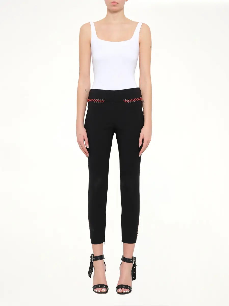 Alexander McQueen Alexander Mcqueen Leather Trousers | Thumbnail 2
