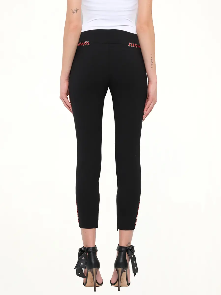 Alexander McQueen Alexander Mcqueen Leather Trousers | Thumbnail 3