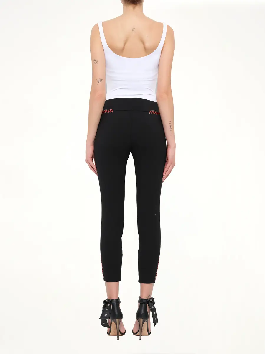 Alexander McQueen Alexander Mcqueen Leather Trousers | Thumbnail 4