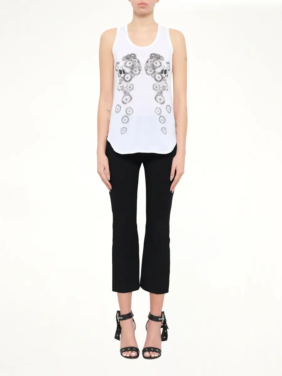 Alexander McQueen Alexander Mcqueen Pom Skull T-shirt | Thumbnail 2 Alexander McQueen Alexander Mcqueen Pom Skull T-shirt | Thumbnail 2