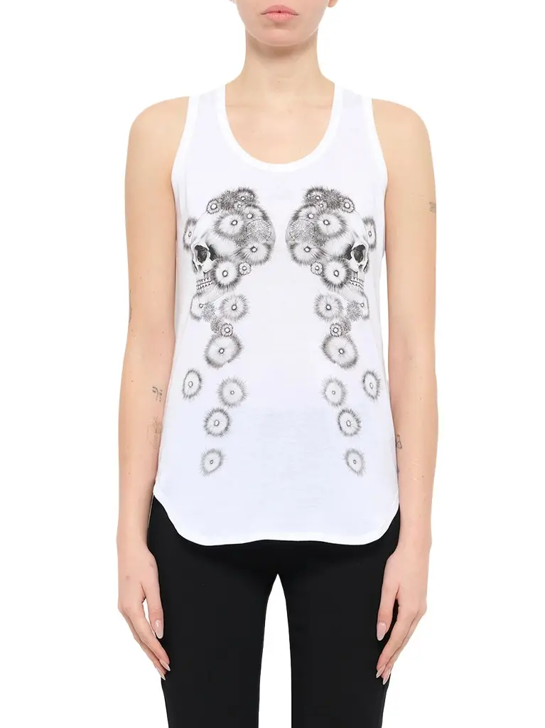Alexander McQueen Alexander Mcqueen Pom Skull T-shirt