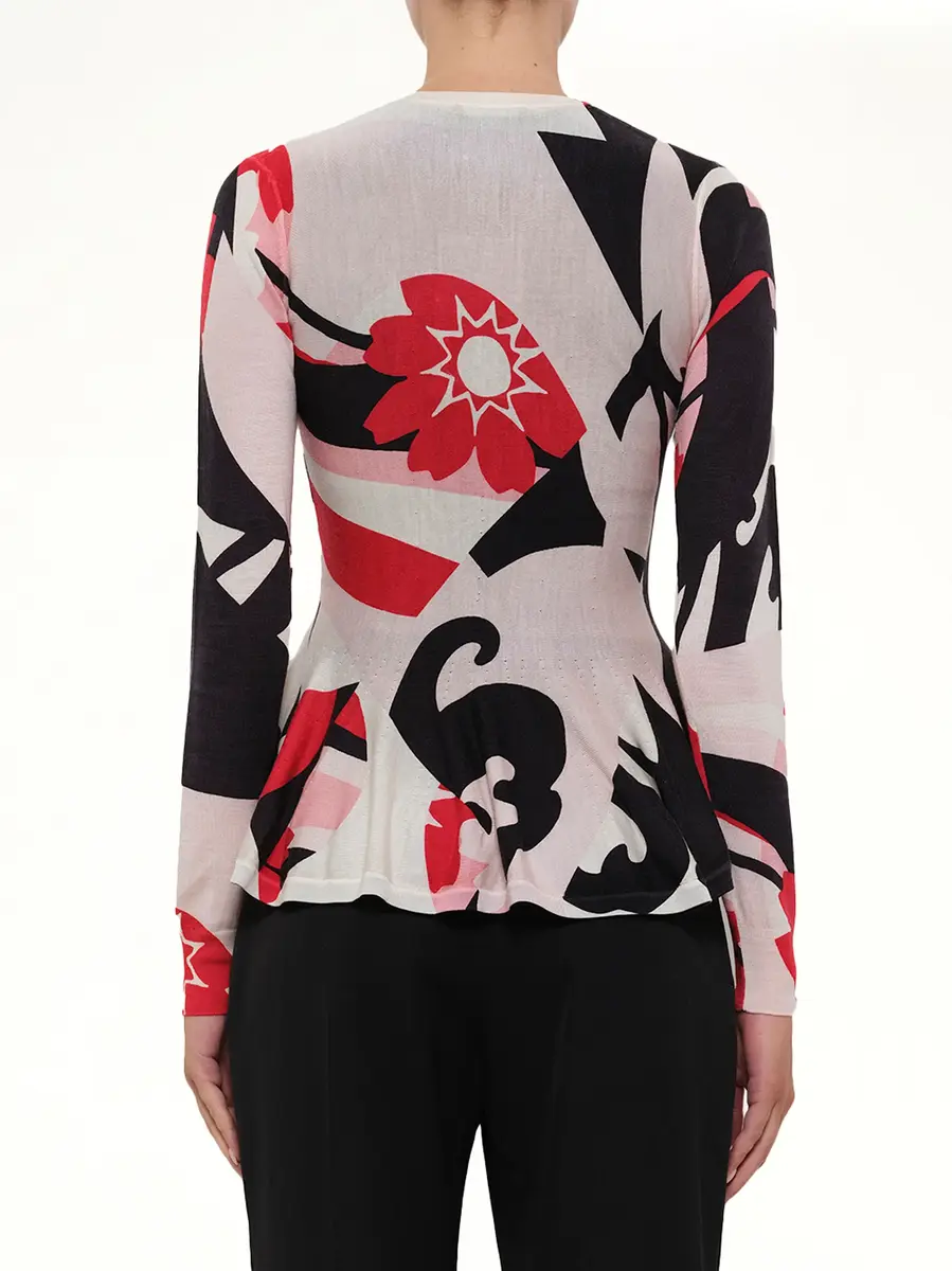 Alexander McQueen Knit Cardigan in Black/white | Thumbnail 3 Alexander McQueen Knit Cardigan in Black/white | Thumbnail 3