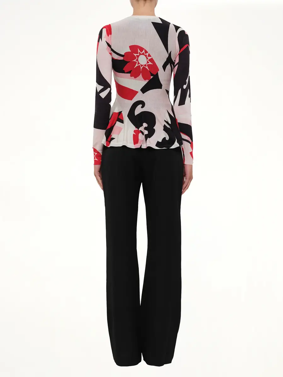 Alexander McQueen Knit Cardigan in Black/white | Thumbnail 4 Alexander McQueen Knit Cardigan in Black/white | Thumbnail 4