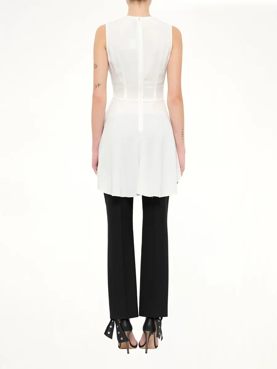 Alexander McQueen Alexander Mcqueen Top in Chalk | Thumbnail 4