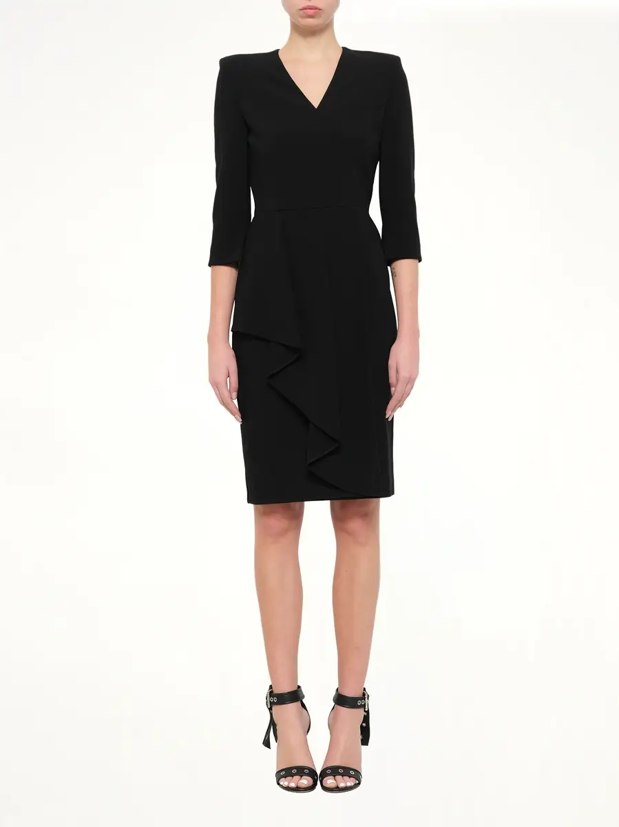 Alexander McQueen Crepe Dress | Thumbnail 2 Alexander McQueen Crepe Dress | Thumbnail 2