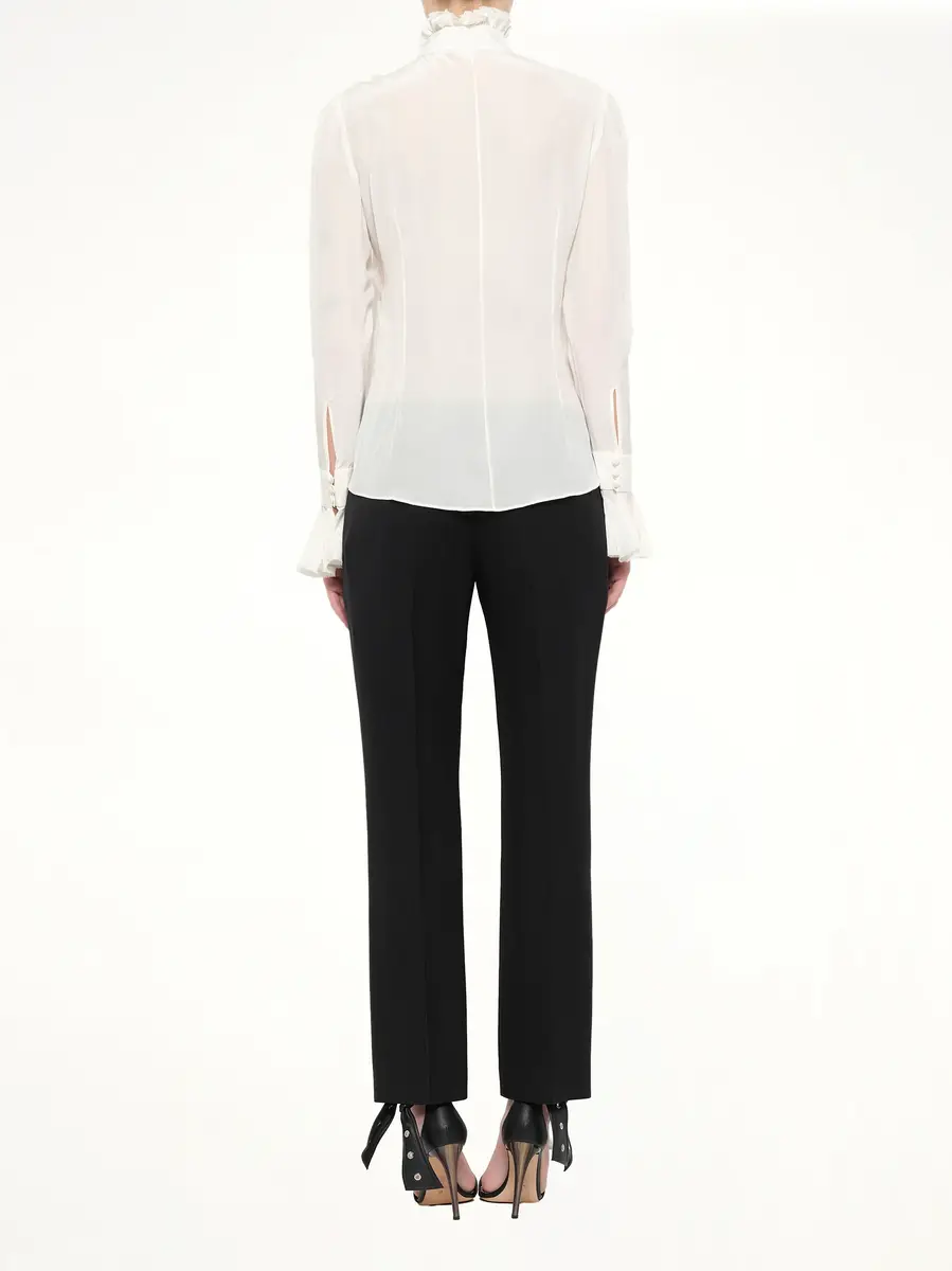 Alexander McQueen Long Sleeve Ruffle Shirt | Thumbnail 4 Alexander McQueen Long Sleeve Ruffle Shirt | Thumbnail 4