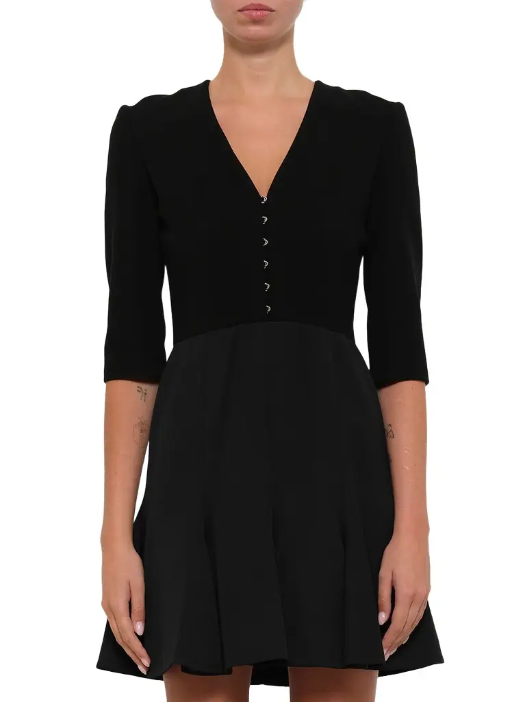 Alexander McQueen Godet Mini Dress