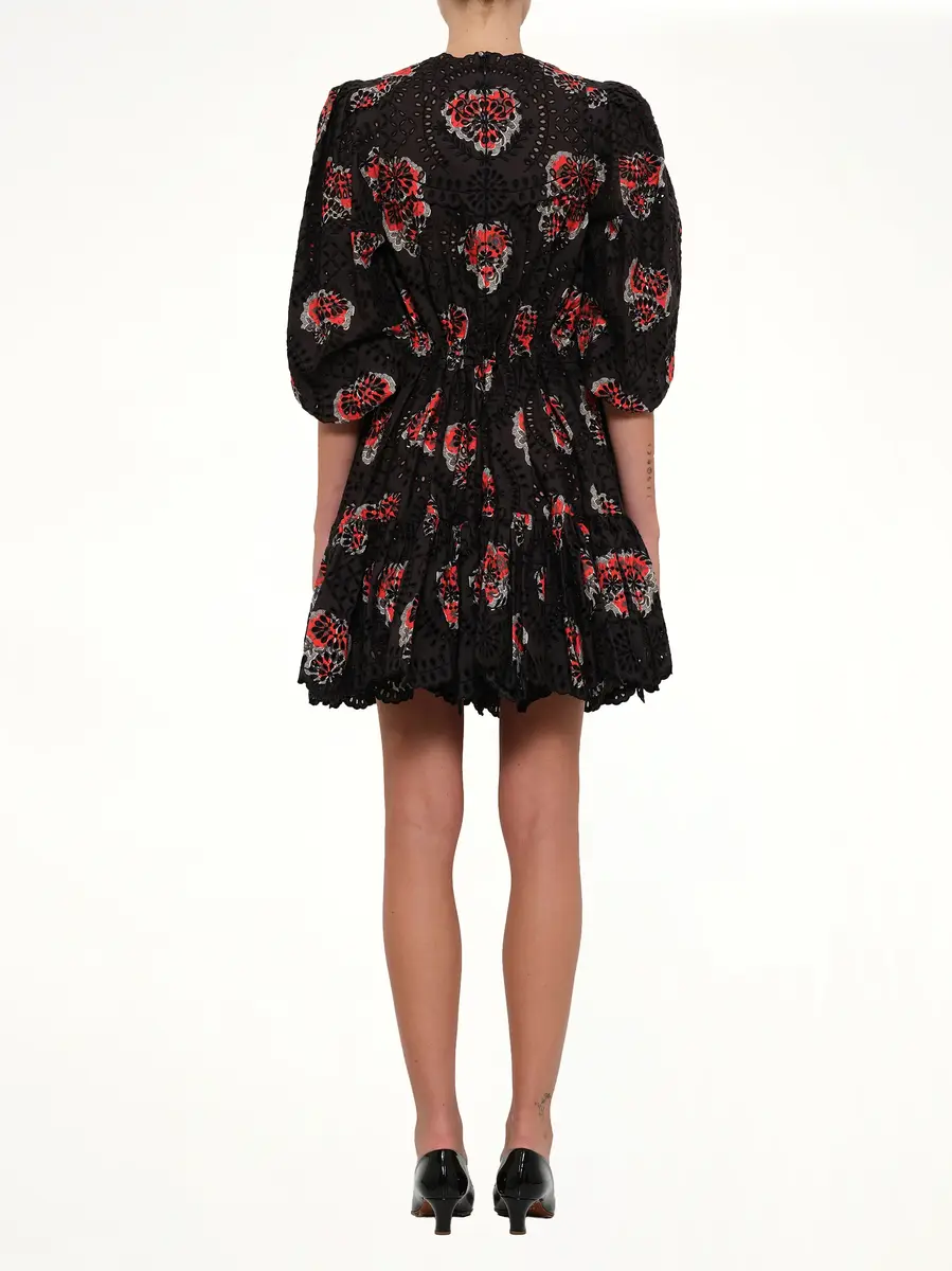 Alexander McQueen Poppy Print Abito Dress | Thumbnail 4 Alexander McQueen Poppy Print Abito Dress | Thumbnail 4