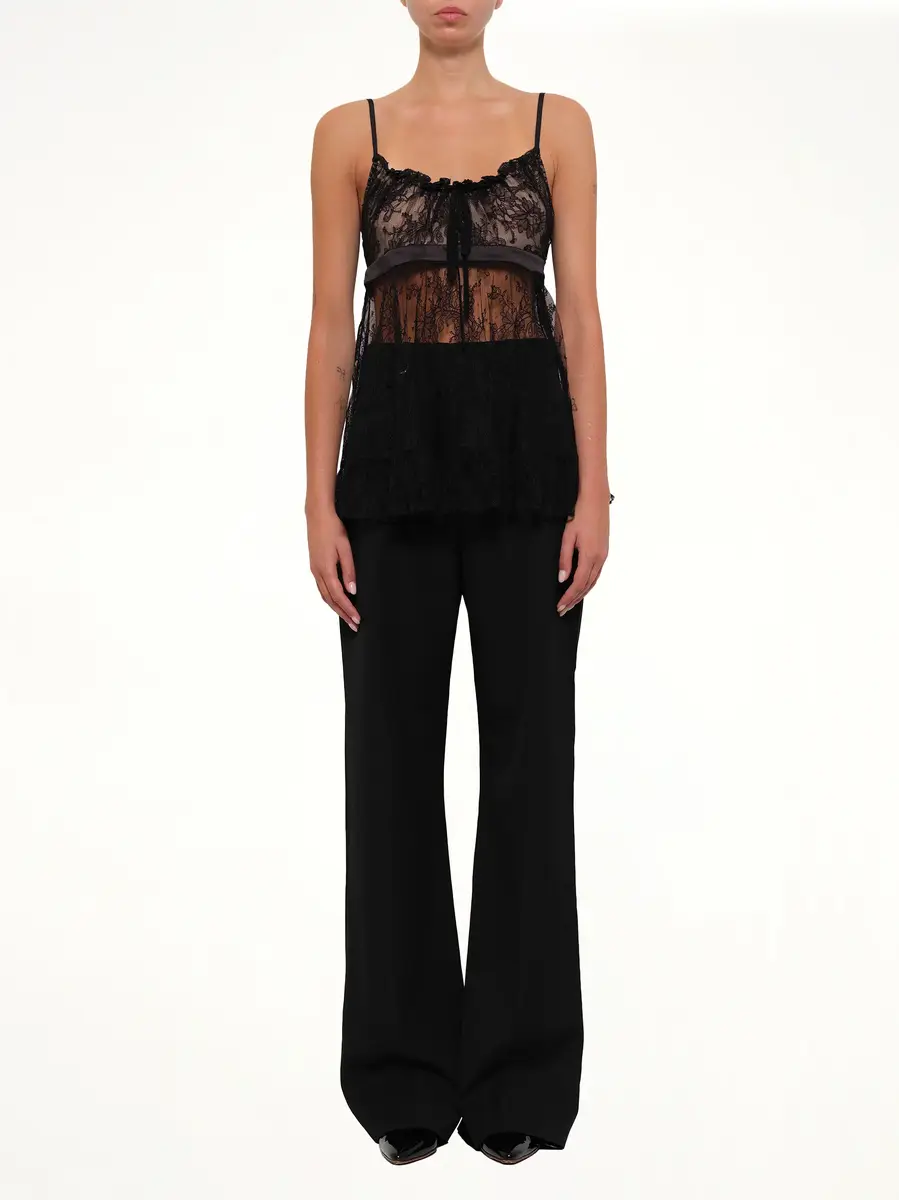 Alexander McQueen Lace Tie Camisole | Thumbnail 2 Alexander McQueen Lace Tie Camisole | Thumbnail 2