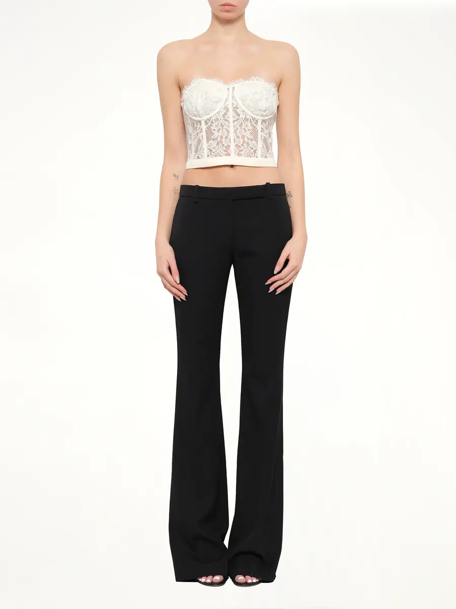 Alexander McQueen Alexander Mcqueen Bralette in Ivory | Thumbnail 2 Alexander McQueen Alexander Mcqueen Bralette in Ivory | Thumbnail 2
