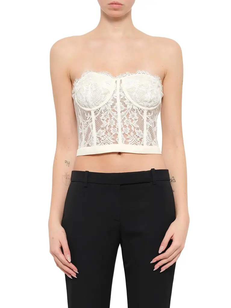 Alexander McQueen Alexander Mcqueen Bralette in Ivory