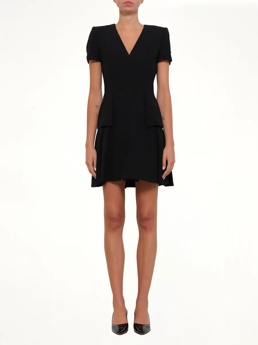 Alexander McQueen Leaf Crepe Dress | Thumbnail 2