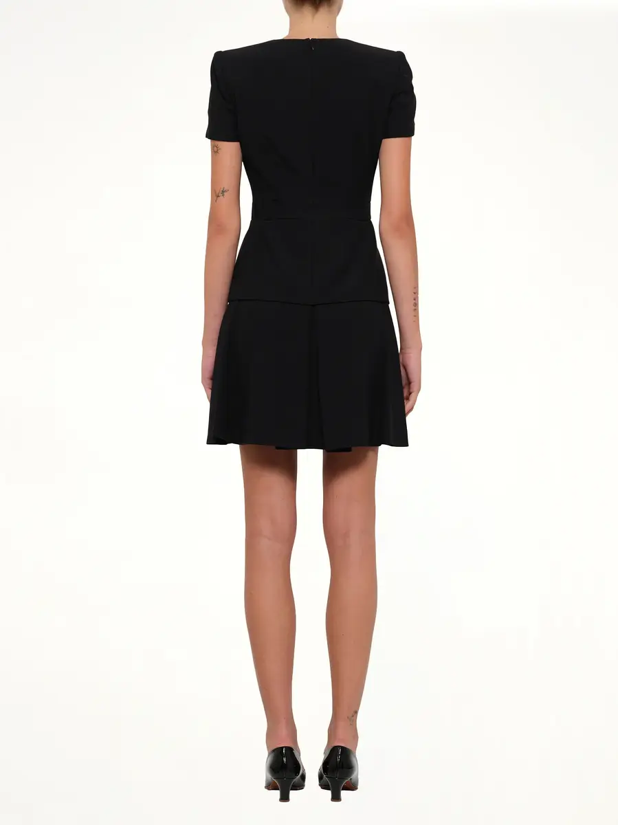 Alexander McQueen Leaf Crepe Dress | Thumbnail 4