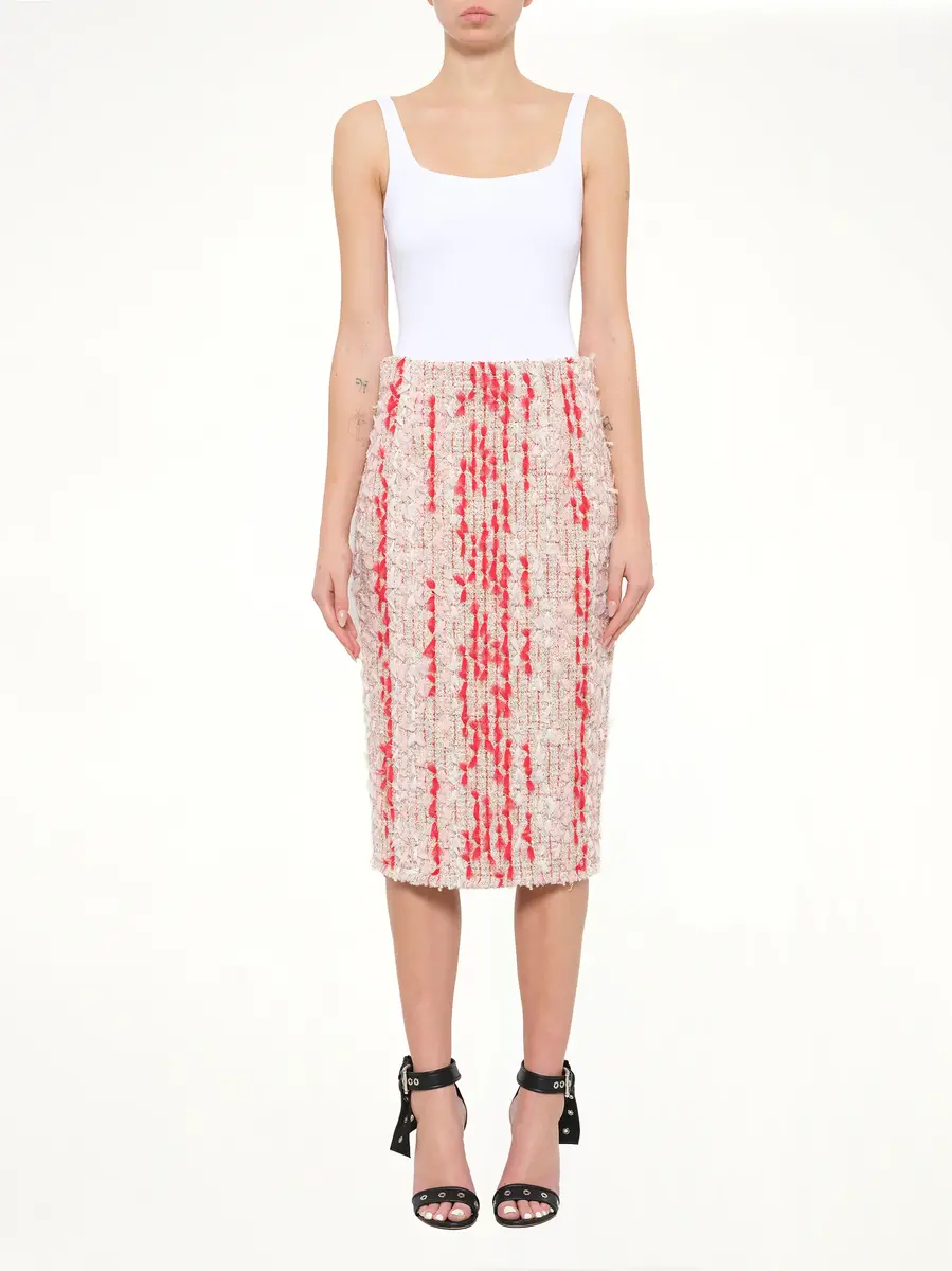 Alexander McQueen Alexander Mcqueen Petal Tweed Skirt | Thumbnail 2 Alexander McQueen Alexander Mcqueen Petal Tweed Skirt | Thumbnail 2