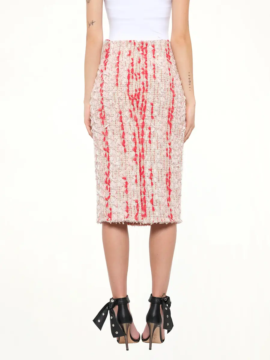 Alexander McQueen Alexander Mcqueen Petal Tweed Skirt | Thumbnail 3 Alexander McQueen Alexander Mcqueen Petal Tweed Skirt | Thumbnail 3