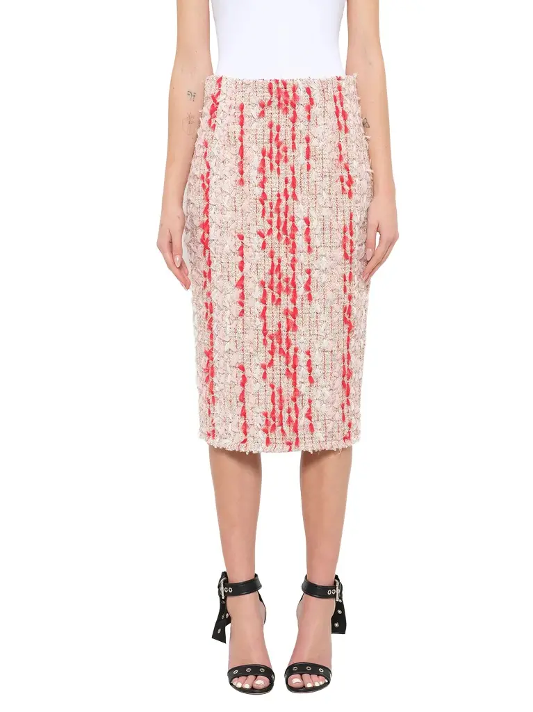 Alexander McQueen Alexander Mcqueen Petal Tweed Skirt