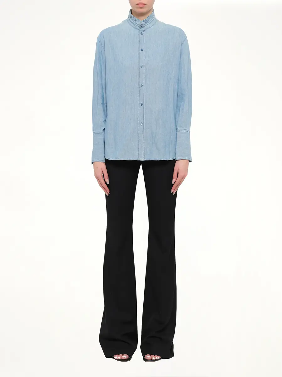 Alexander McQueen Alexander Mcqueen Embroidered Chambre Shirt | Thumbnail 2 Alexander McQueen Alexander Mcqueen Embroidered Chambre Shirt | Thumbnail 2