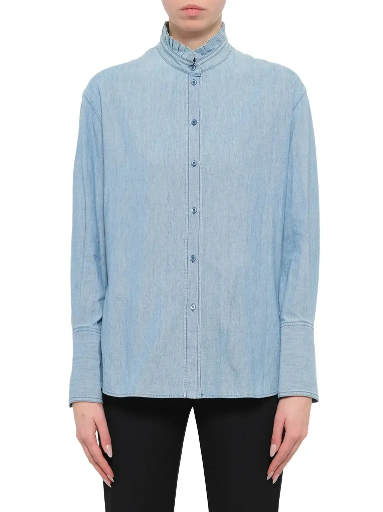Alexander McQueen Alexander Mcqueen Embroidered Chambre Shirt