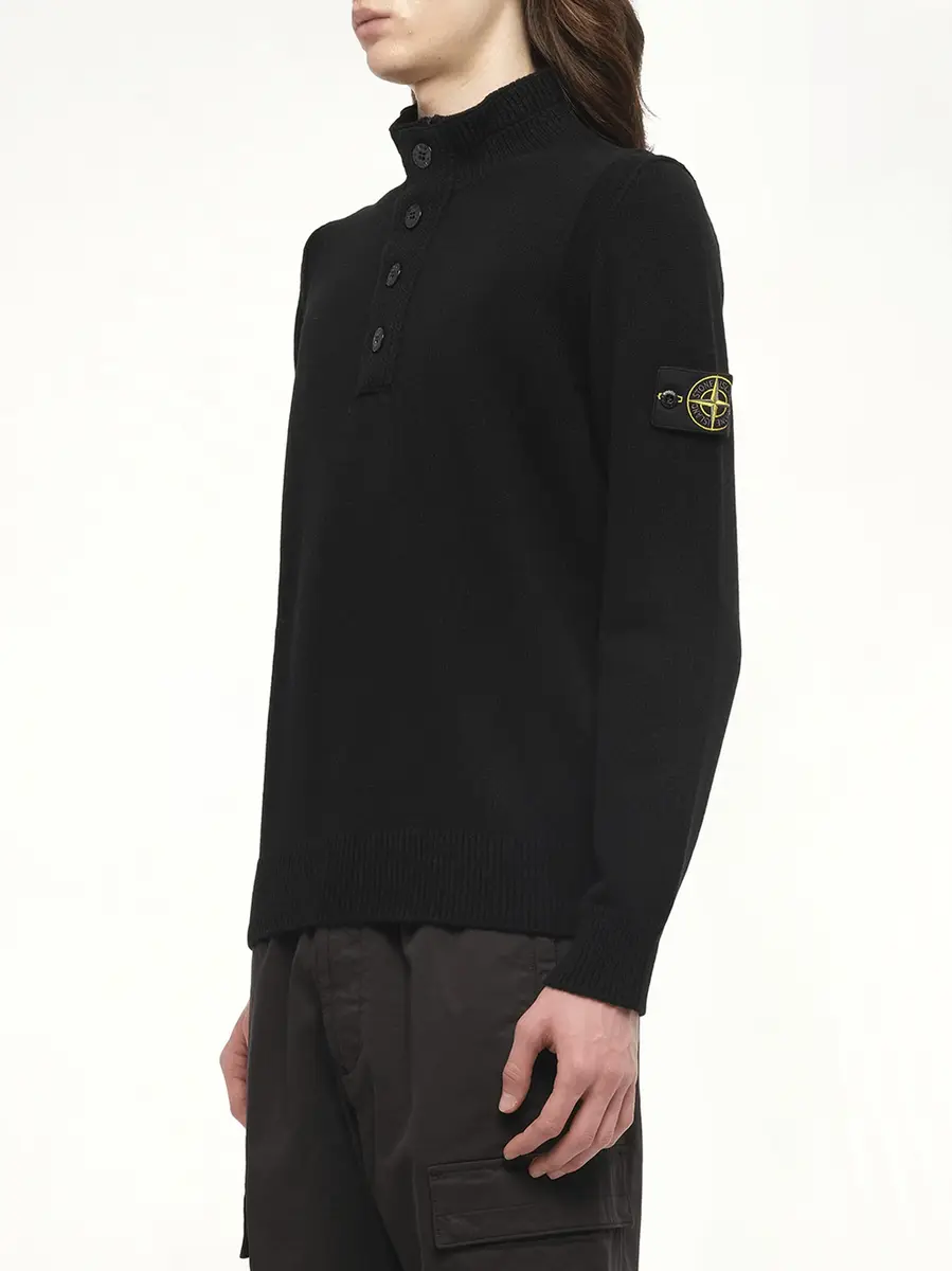 Stone Island 5100040 Lambswool Half-zip Sweater | Thumbnail 5