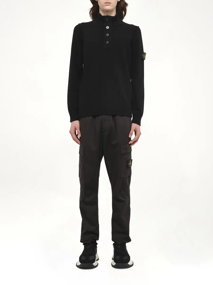 Stone Island 5100040 Lambswool Half-zip Sweater | Thumbnail 7