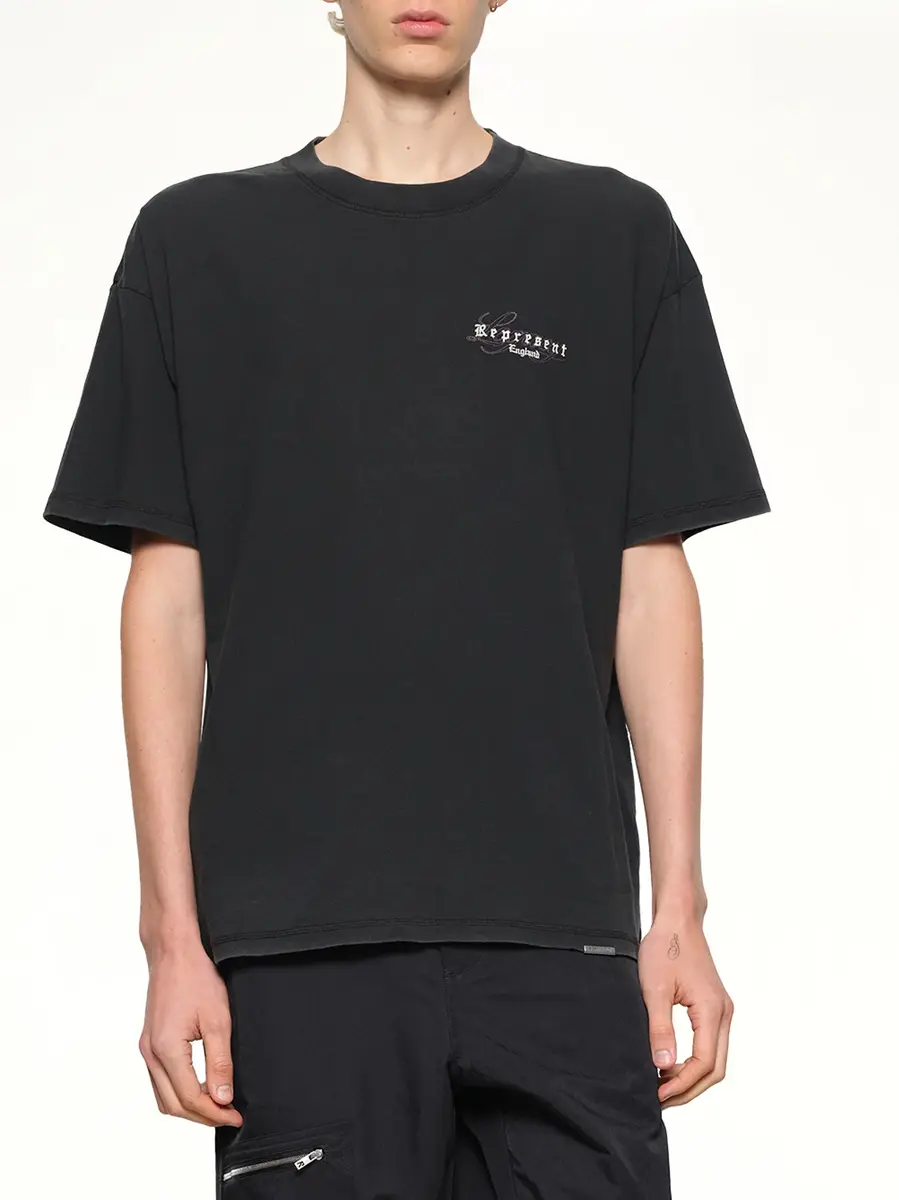 Represent Represent Legacy Overprint T-shirt in Vintage Black | Thumbnail 6 Represent Represent Legacy Overprint T-shirt in Vintage Black | Thumbnail 6