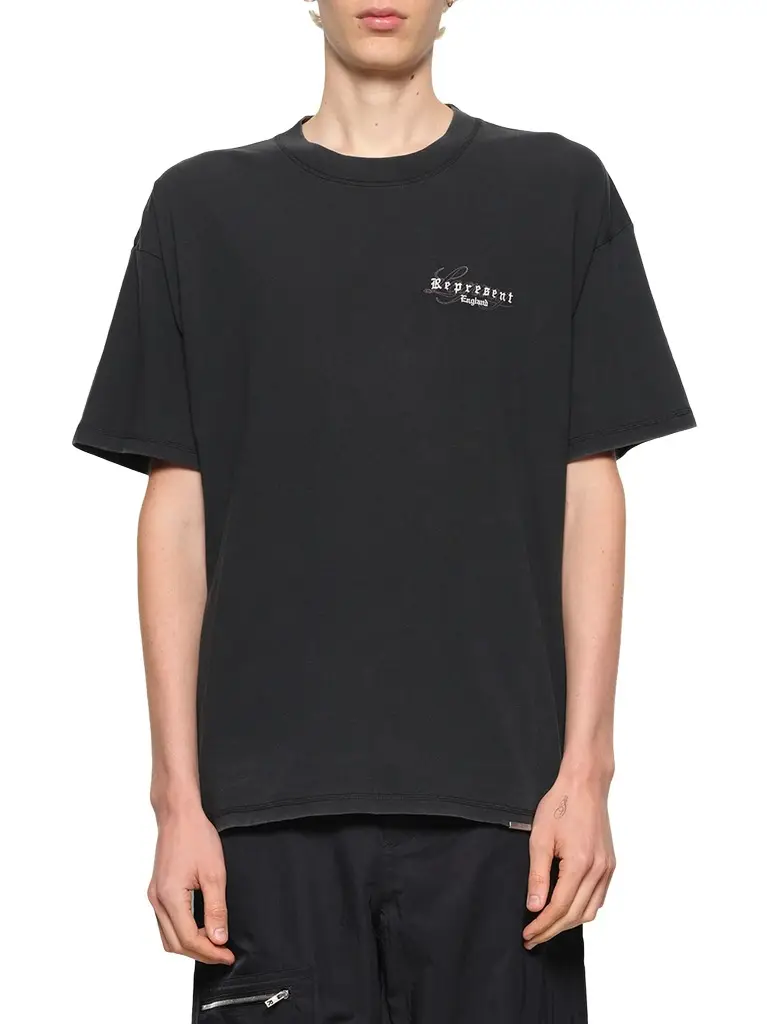 Represent Represent Legacy Overprint T-shirt in Vintage Black