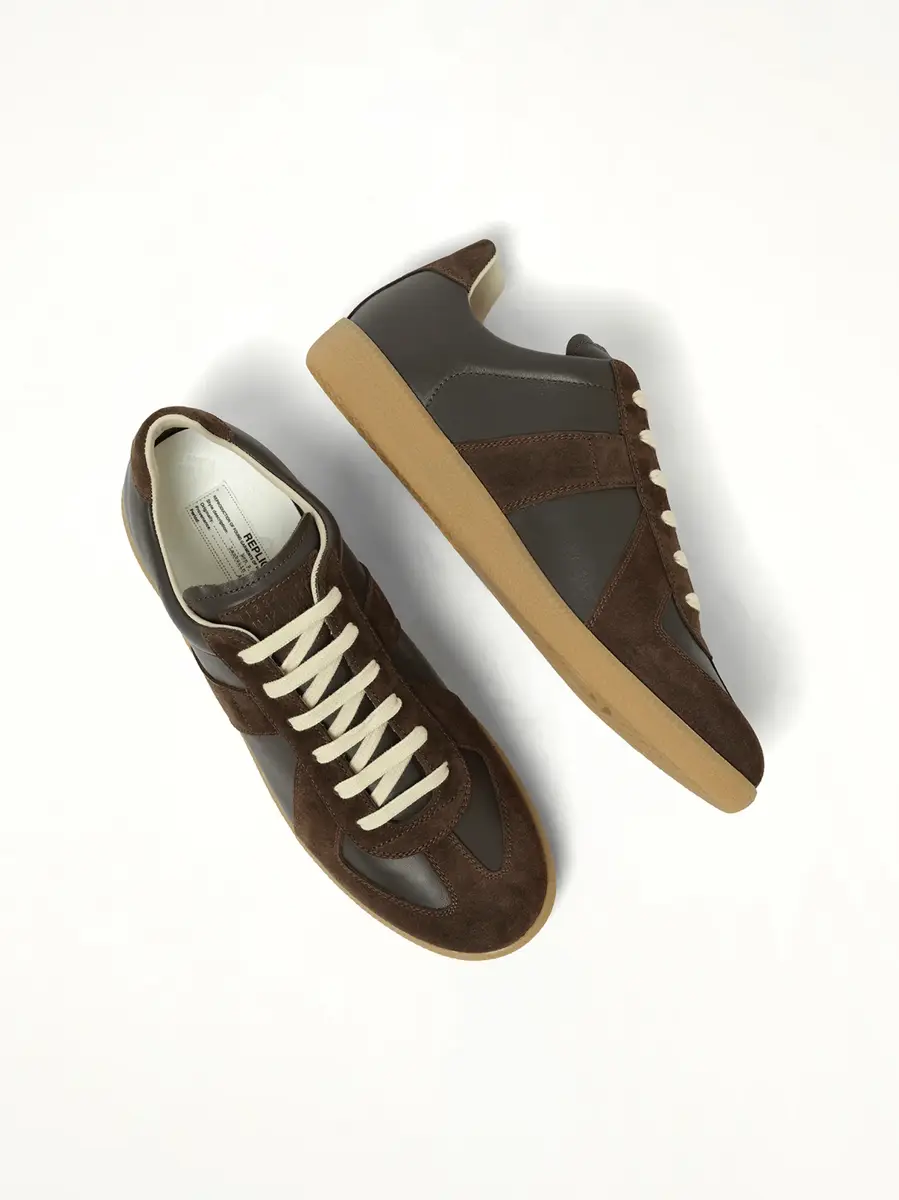 Maison Margiela Replica Leather Sneaker | Thumbnail 4 Maison Margiela Replica Leather Sneaker | Thumbnail 4