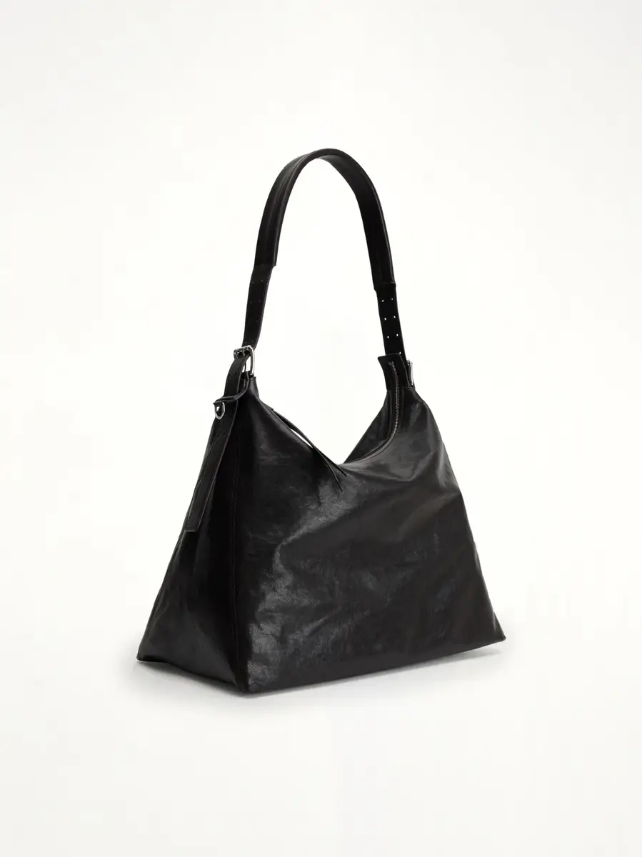 Lemaire Belted Hobo Bag in Dark Chocolate | Thumbnail 2