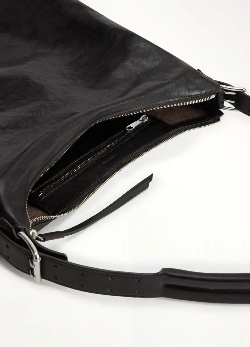 Lemaire Belted Hobo Bag in Dark Chocolate | Thumbnail 5