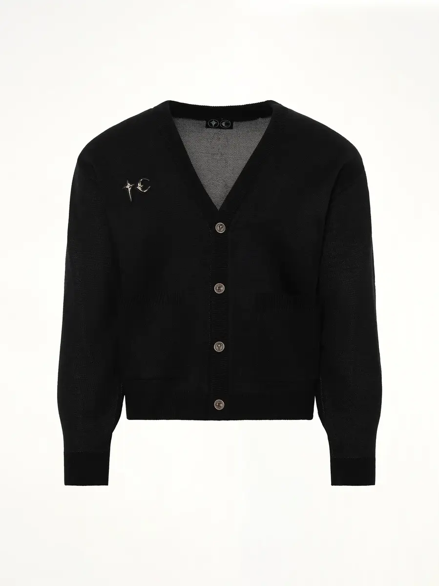 THUG CLUB TC Bone Knit Cardigan | Thumbnail 2 THUG CLUB TC Bone Knit Cardigan | Thumbnail 2