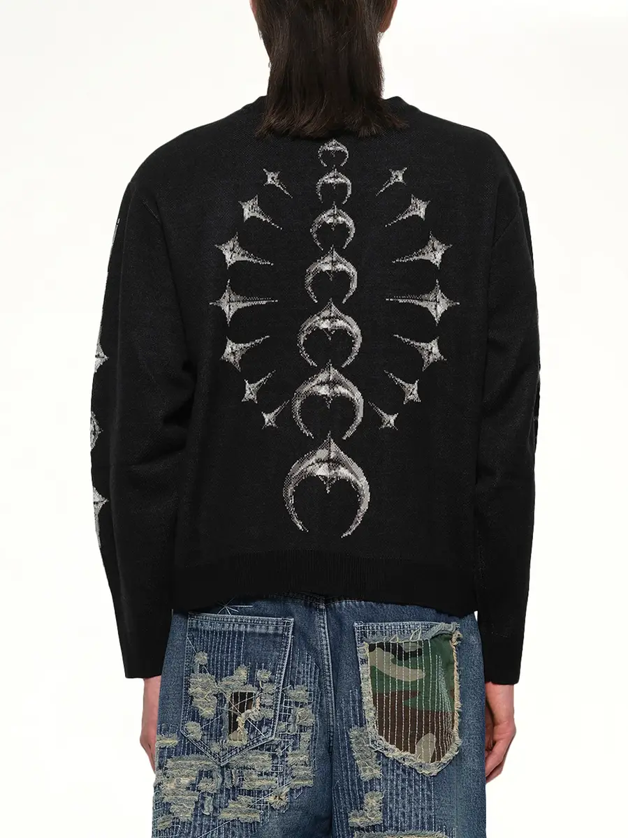 THUG CLUB TC Bone Knit Cardigan | Thumbnail 5 THUG CLUB TC Bone Knit Cardigan | Thumbnail 5