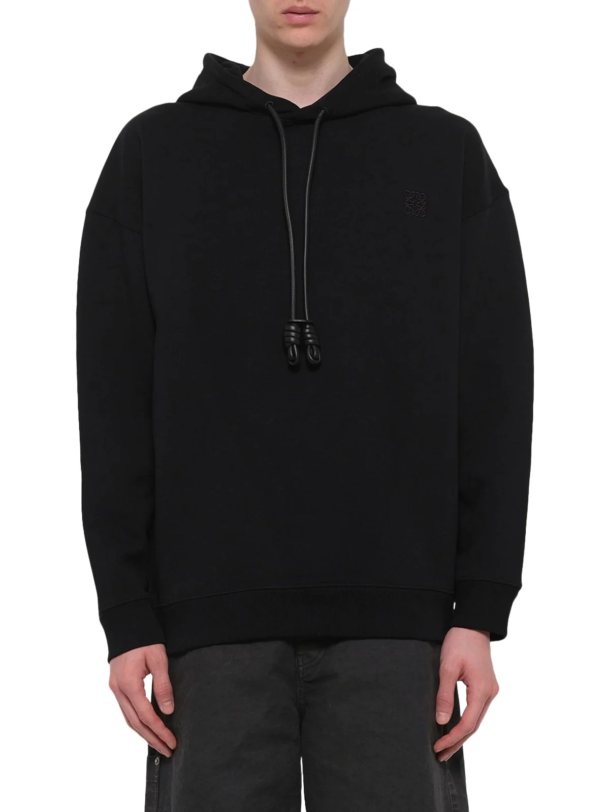 Loewe Leather Tassle Hoodie