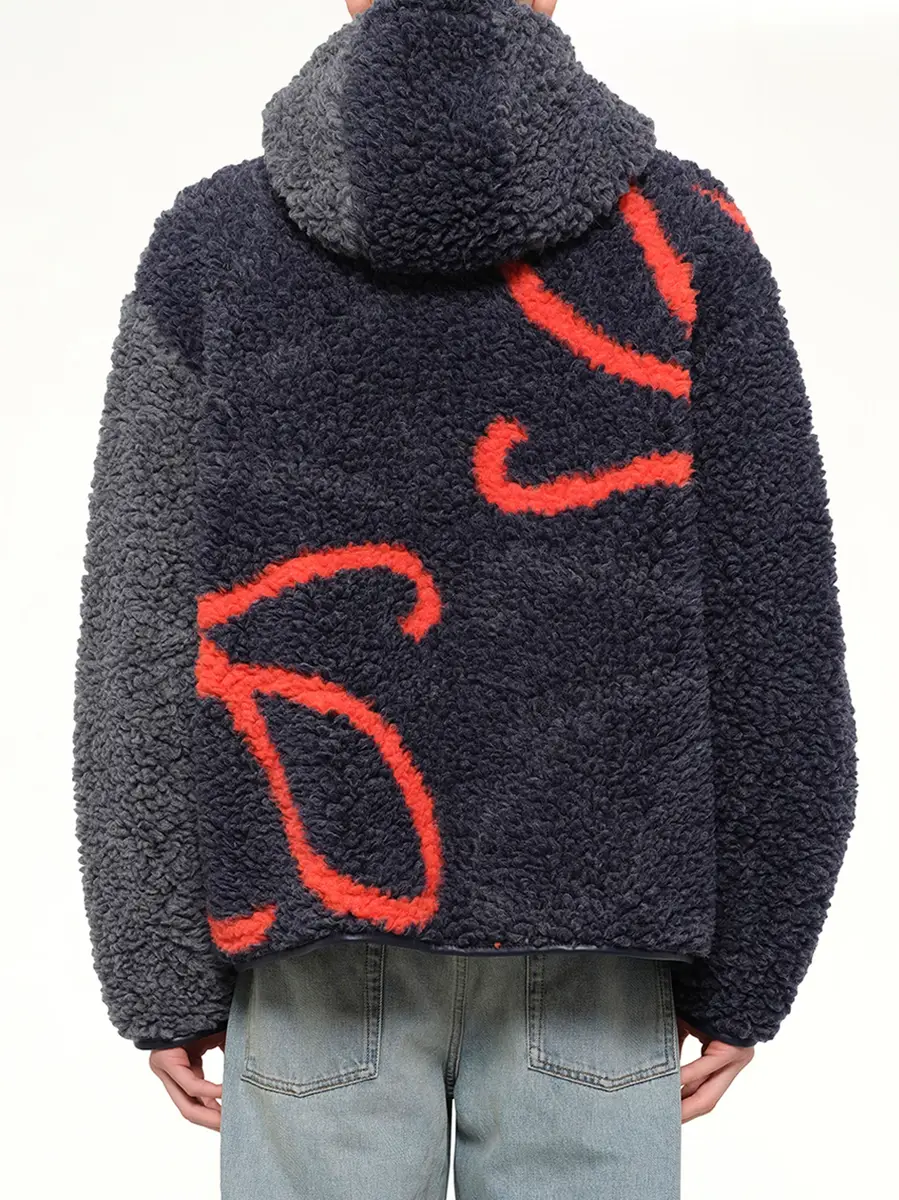 Loewe Hooded Jacket in Navy/orange | Thumbnail 5 Loewe Hooded Jacket in Navy/orange | Thumbnail 5