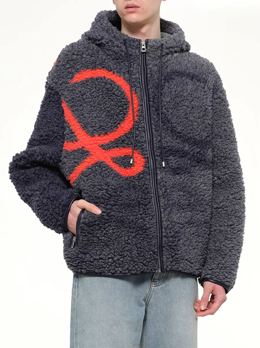 Loewe Hooded Jacket in Navy/orange | Thumbnail 6 Loewe Hooded Jacket in Navy/orange | Thumbnail 6
