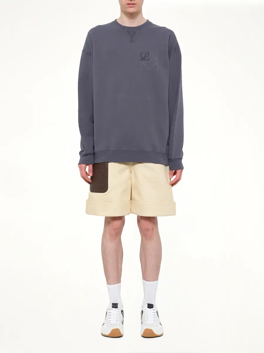 Loewe Anagram Sweatshirt in Indigo Blue | Thumbnail 7