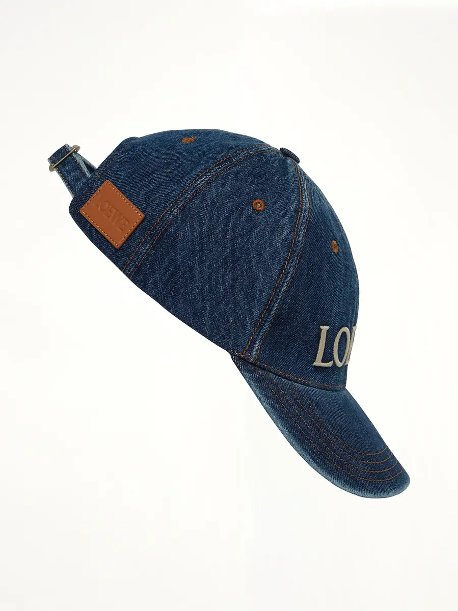 Loewe Loewe Denim Cap | Thumbnail 2 Loewe Loewe Denim Cap | Thumbnail 2