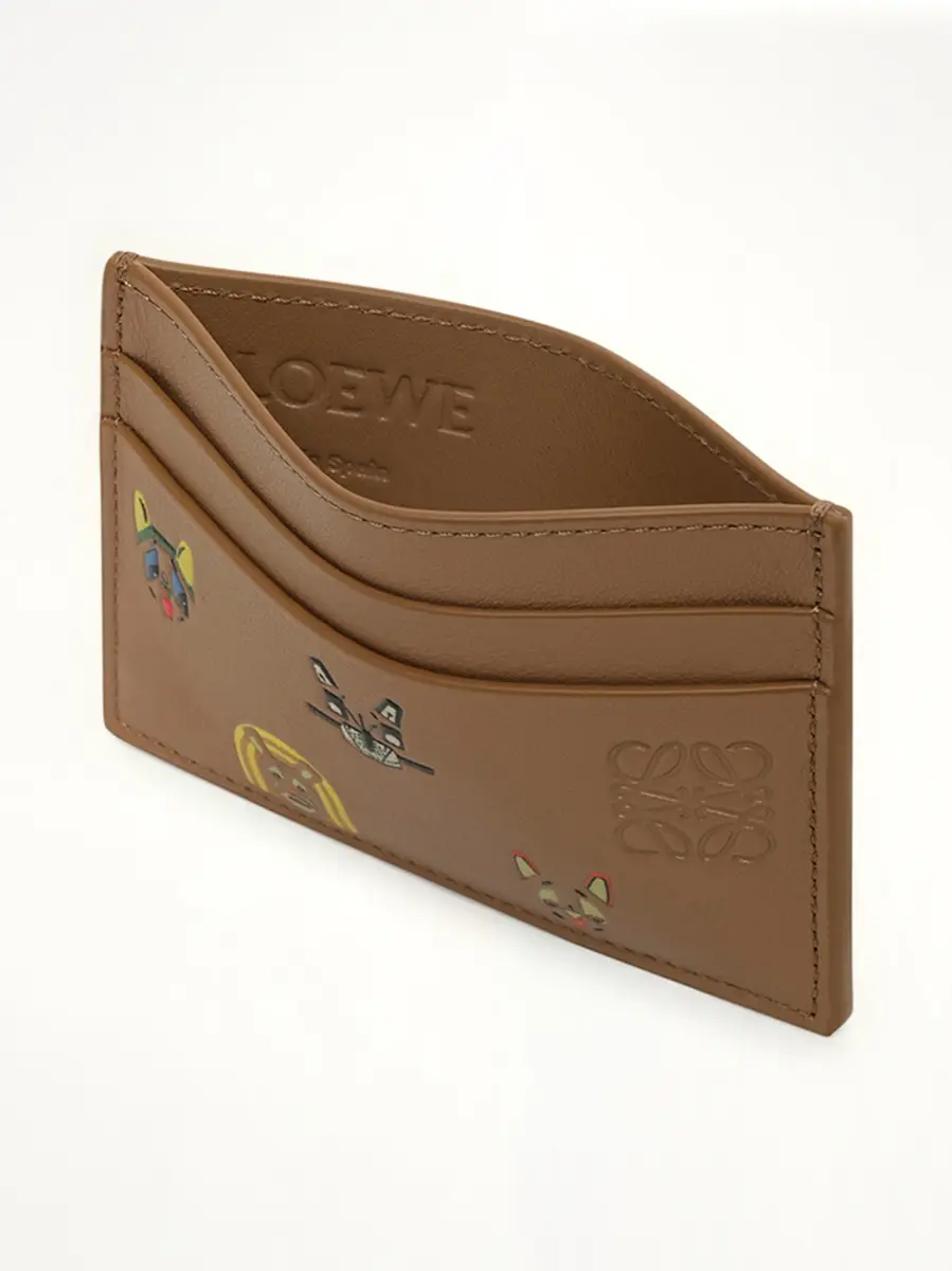 Loewe Plain Cardholders Cats in Mocha | Thumbnail 2 Loewe Plain Cardholders Cats in Mocha | Thumbnail 2